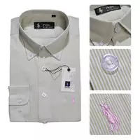 chemises long sleeves ralph lauren man classic 2013 polo italie coton rayures caine feu vert